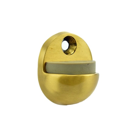 Ives Commercial Solid Brass 1in Floor Dome Stop Satin Brass Finish FS4364